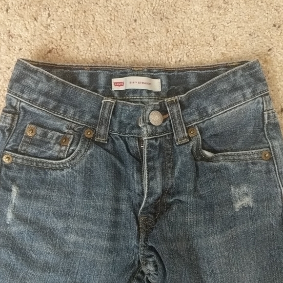 Boys Levi's 514 Straight Jeans - Picture 2 of 4